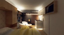 vizualizace Living Showroom návrh interiéru
